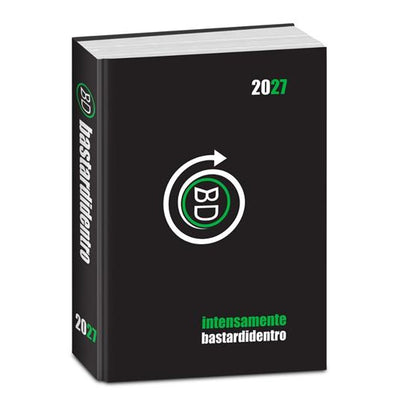 Diario 2026-2027 Bastardidentro 16 mesi Standard Classic Intensamente. Nero