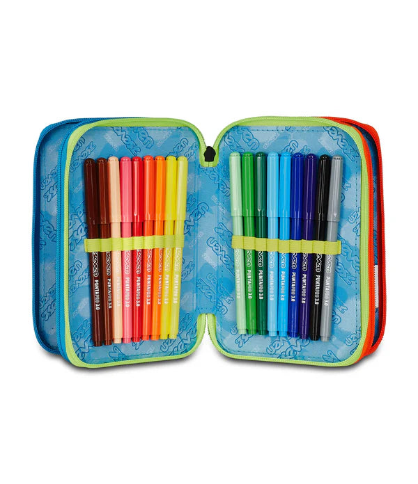 ASTUCCIO Seven® 3 ZIP - SCRIBBLED FLAME