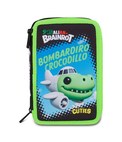 ASTUCCIO 3 ZIP - ITALIAN BRAINROT BOMBARDIRO CROCODILO  - Seven