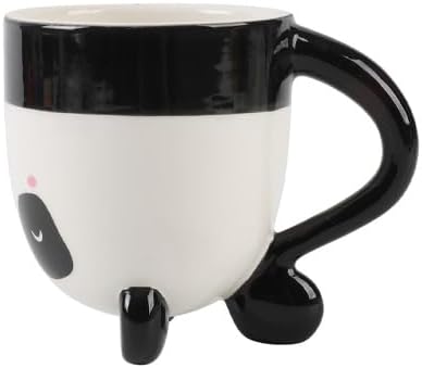 I-TOTAL® - Tazza in Ceramica Up & Down, tazza reversibile (PANDASTIC) 300 ml