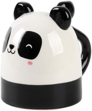 I-TOTAL® - Tazza in Ceramica Up & Down, tazza reversibile (PANDASTIC) 300 ml