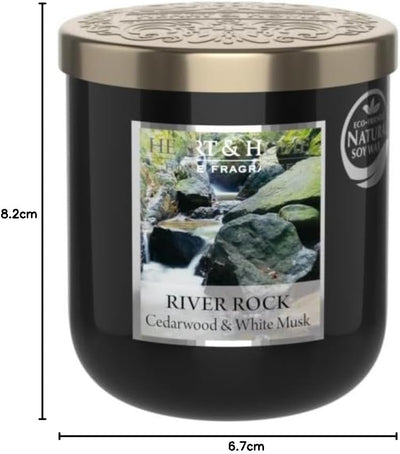 River Rock – Candela PICCOLA  1 stoppino 110gr