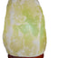I-TOTAL® - Lampada di sale Himalayano, Naturale, Realizzata a Mano con Base in Legno NATURAL PINK (CAMBIA COLORE)