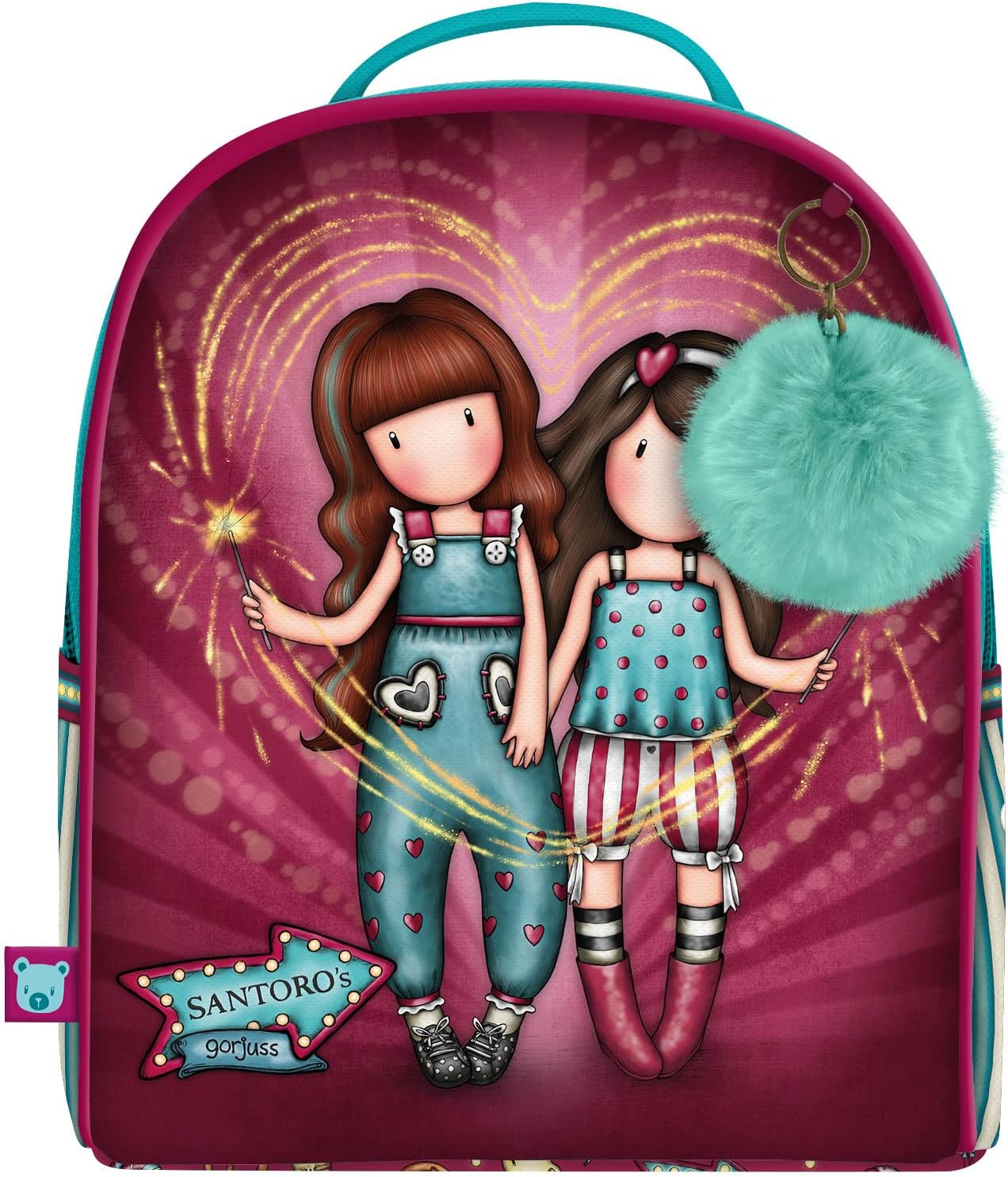 ZAINETTO SANTORO'S MINI MOCHILA GORJUSS™ FAIRGROUND "FIREWORKS"