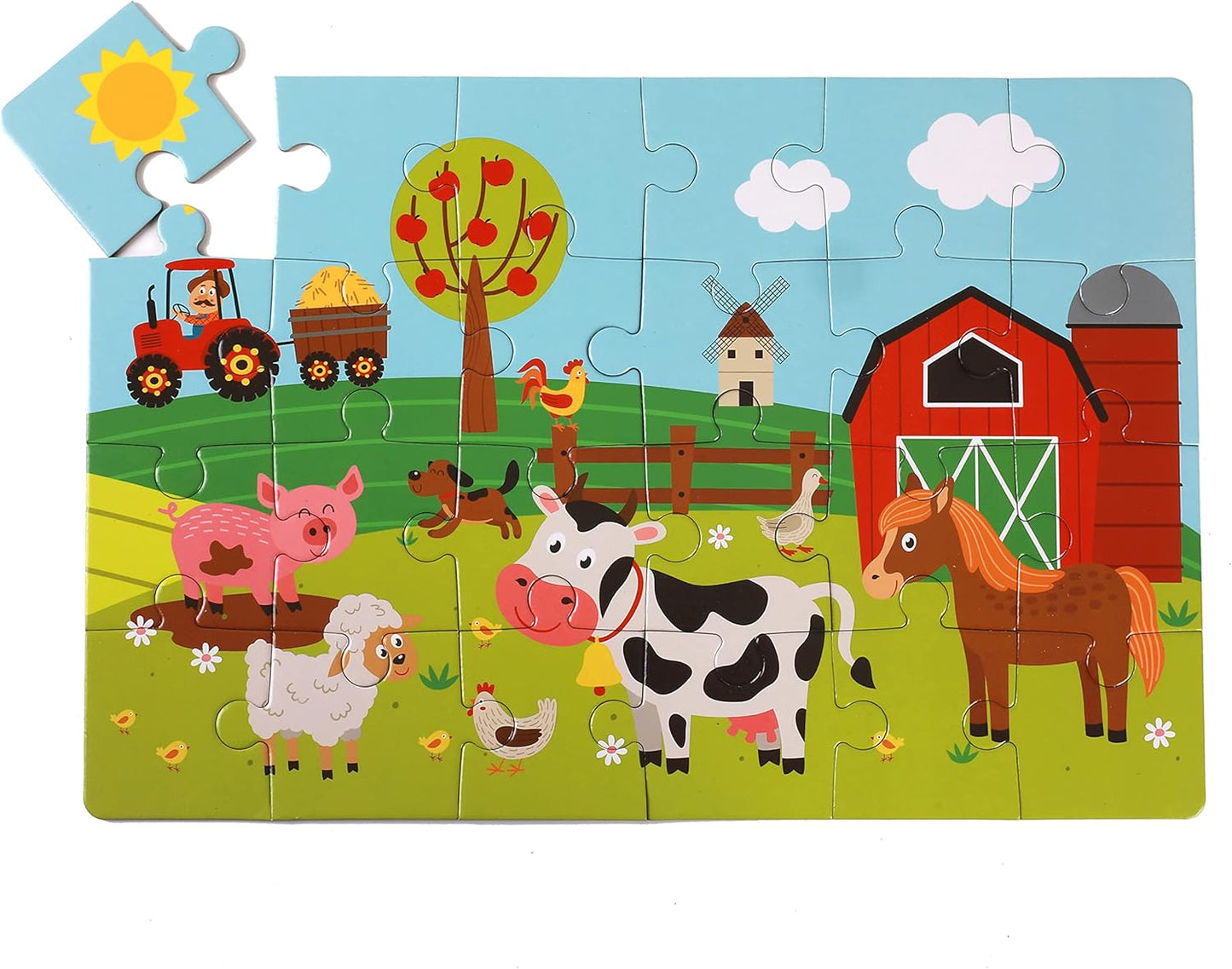 Scatola puzzle FARM  3+ 24pz
