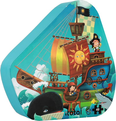 Scatola puzzle PIRATES 5+ 49 pz