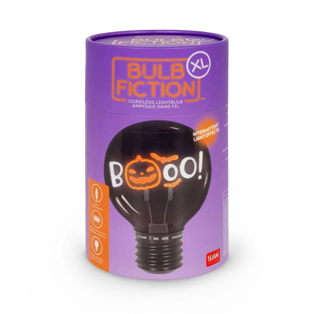 Lampada Decorativa da Tavolo a Forma di Lampadina Pumpkin Booo - Bulb Fiction XL