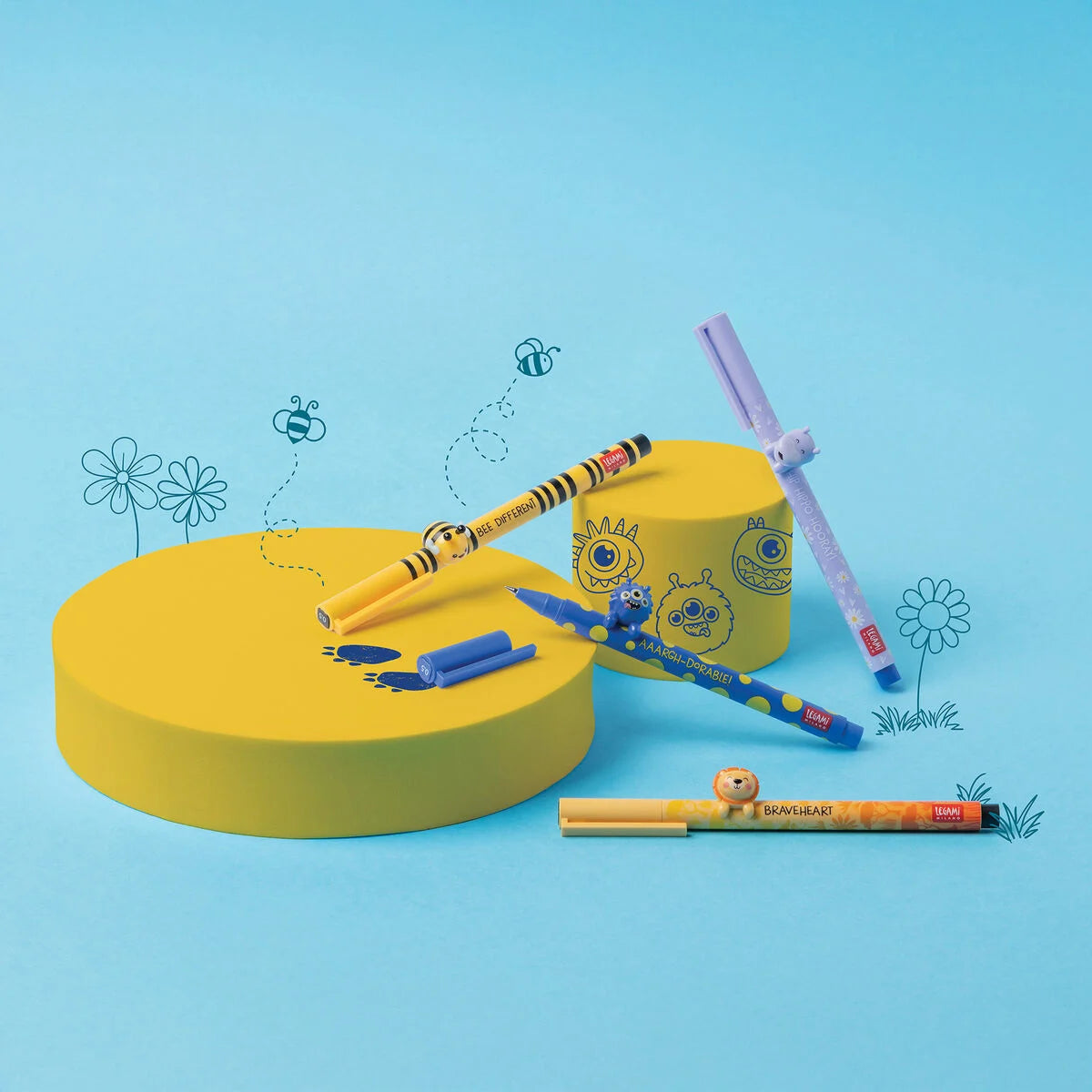 Penna Gel con Animaletto Decorativo Bee "Bee Different" - Lovely Friends