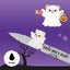 LEGAMI Set di 2 Penne Gel con Animaletto Decorativo - Lovely Friends - Spooky Party