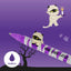 LEGAMI Set di 2 Penne Gel con Animaletto Decorativo - Lovely Friends - Spooky Party