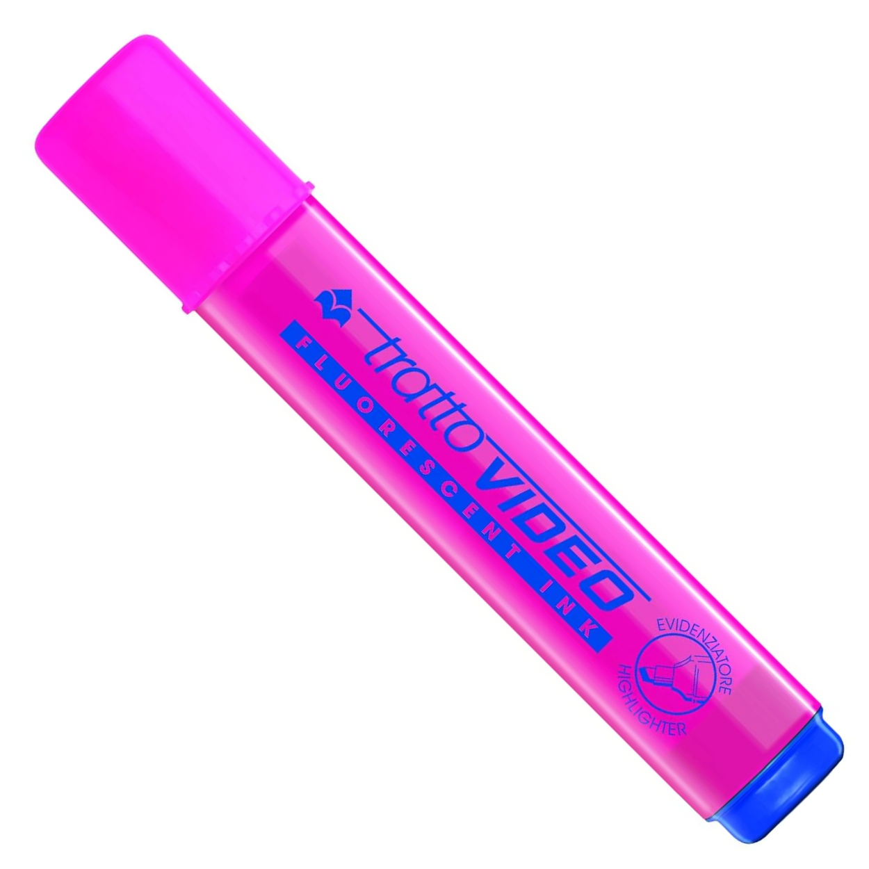 Evidenziatore fucsia fluorescente Tratto video