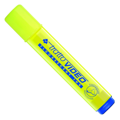 Evidenziatore Giallo fluorescente Tratto video