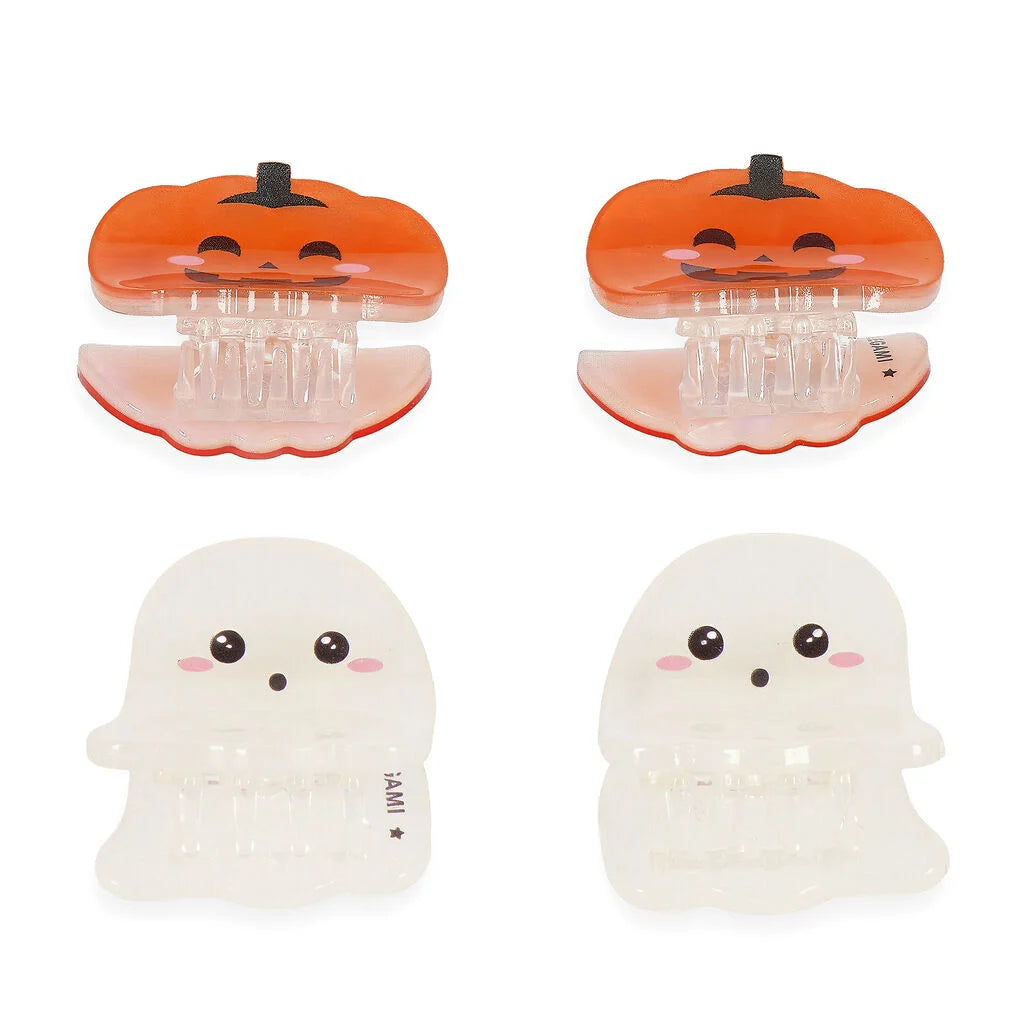 LEGAMI Set di 4 Mini Mollette per Capelli Halloween - Clip Me Up!