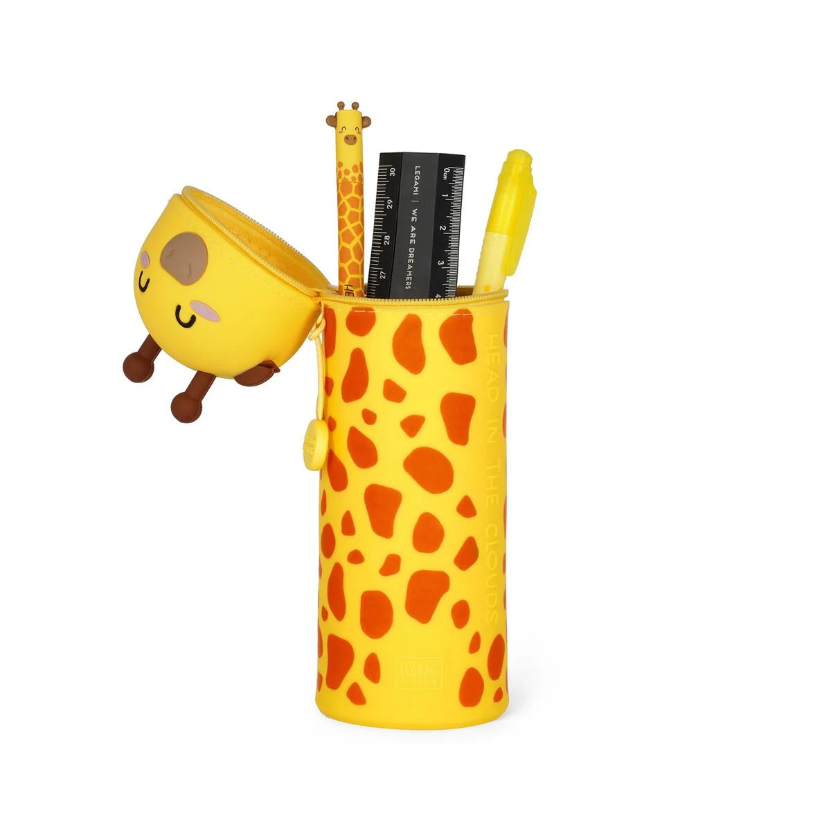 Astuccio 2-in-1 in Silicone Giraffe "Head In The Clouds"