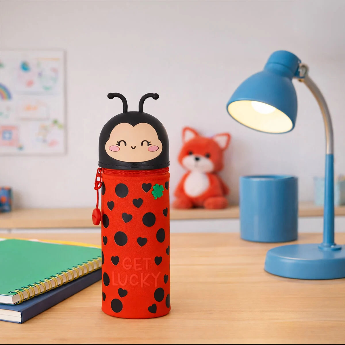 Astuccio 2-in-1 in Silicone Ladybug "Get Lucky" Legami Milano