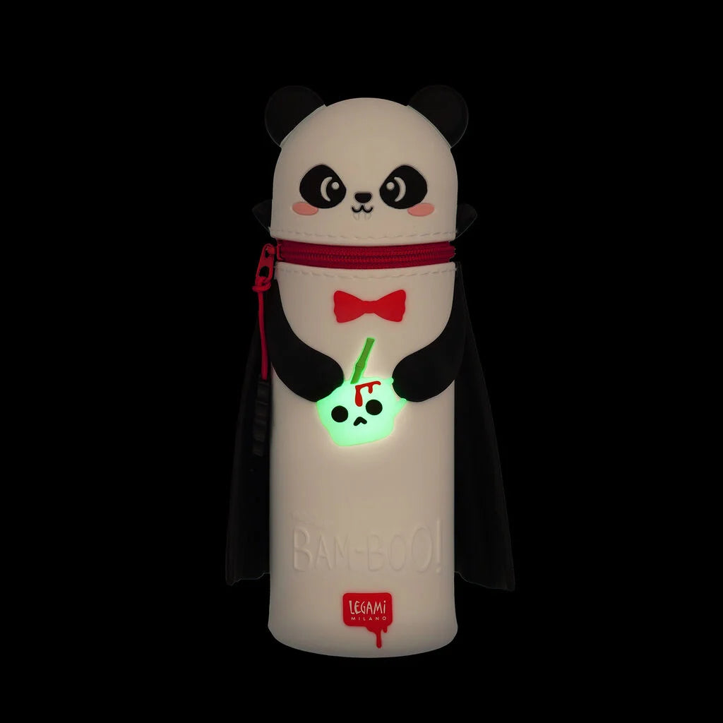 LEGAMI Astuccio 2-in-1 in Silicone Panda "Bam-Boo" Halloween - Kawaii