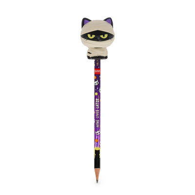 LEGAMI Matita con Antistress Halloween Mummy Cat "Nine Lives Later" - Squeezies