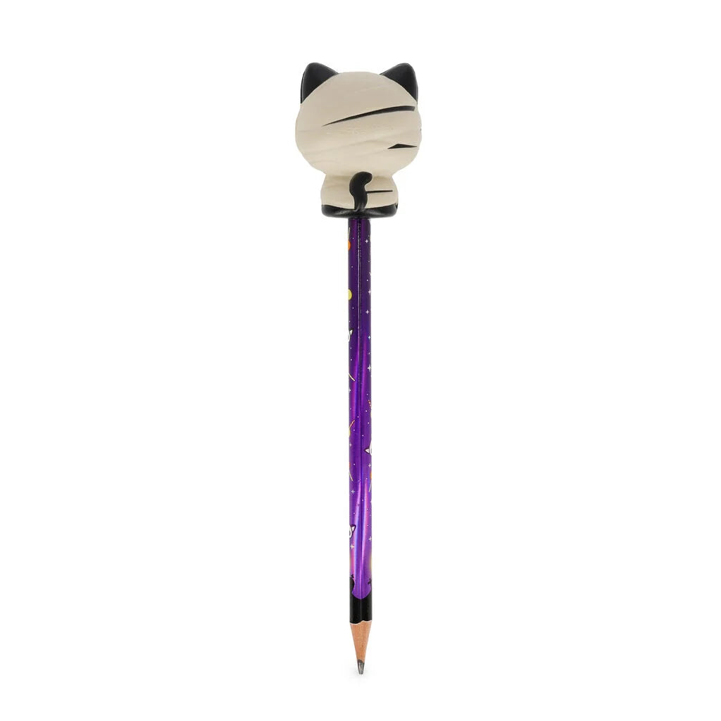 LEGAMI Matita con Antistress Halloween Mummy Cat "Nine Lives Later" - Squeezies