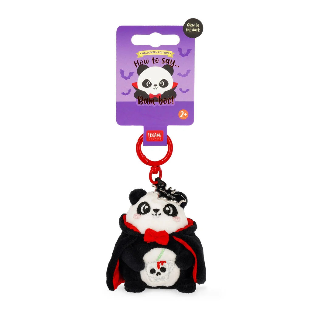 LEGAMI Portachiavi di Peluche Panda "Bam-Boo!" Halloween - Tiny Super Soft!