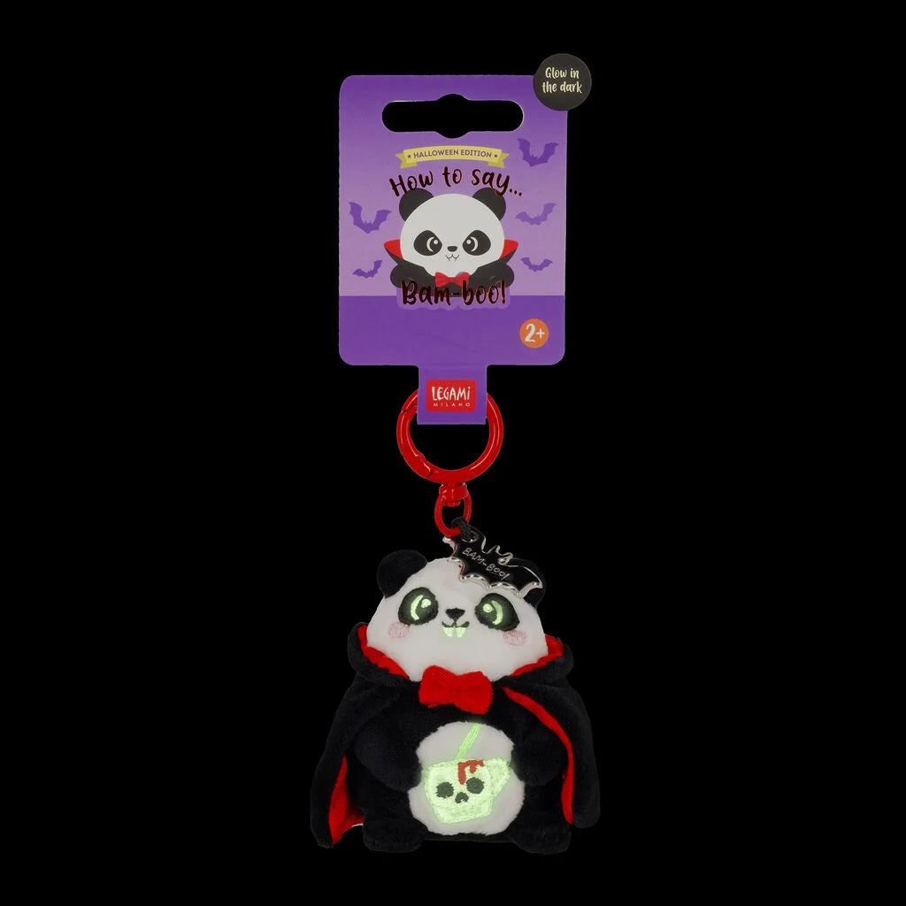 LEGAMI Portachiavi di Peluche Panda "Bam-Boo!" Halloween - Tiny Super Soft!