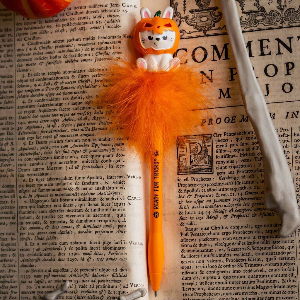 LEGAMI Penna a Sfera Luminosa - Pumpkin Bunny - Writing is Magic