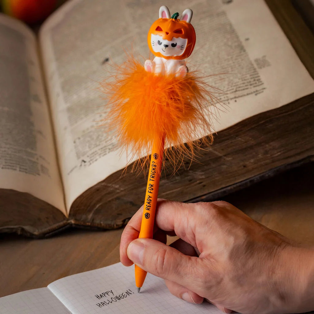 LEGAMI Penna a Sfera Luminosa - Pumpkin Bunny - Writing is Magic