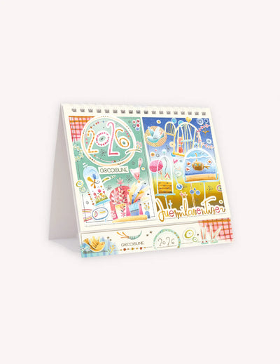Calendario da tavolo goccioline 2026