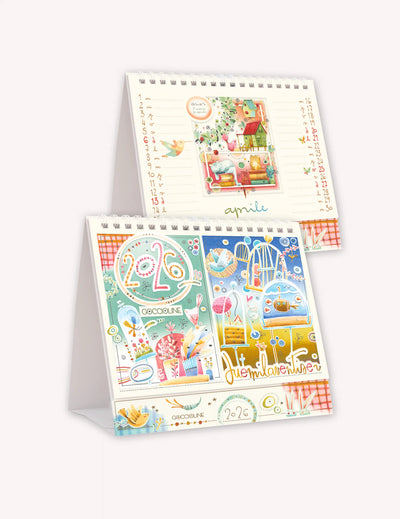 Calendario da tavolo goccioline 2026