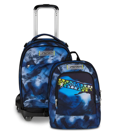 TROLLEY JACK Seven® 8 RUOTE DETACH - BLU FUSIO
