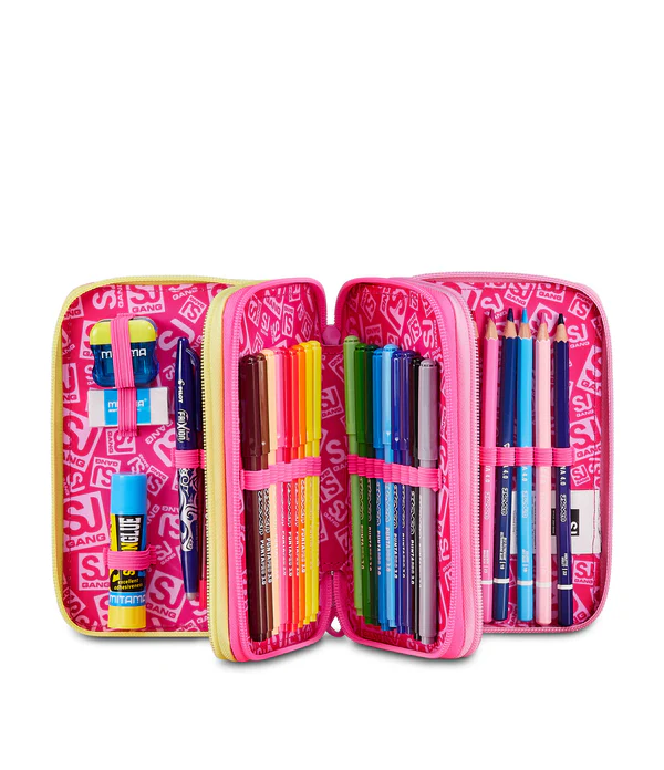 ASTUCCIO 3 ZIP - JOYFUL PINS GIRL