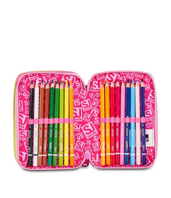 ASTUCCIO 3 ZIP - JOYFUL PINS GIRL