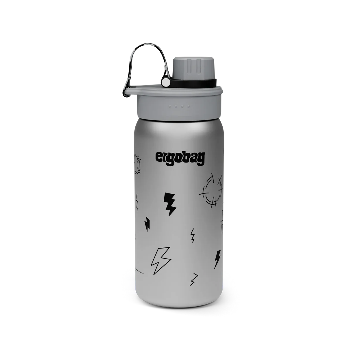 Stainless steel drinking bottle Ergobag THUNDERSTORM