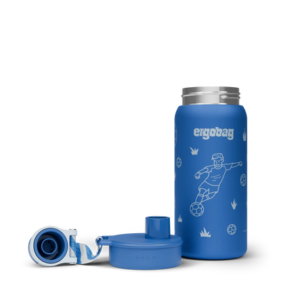 Stainless steel drinking bottle Ergobag SOCCER