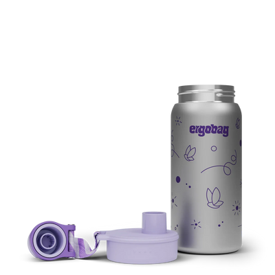 Stainless steel drinking bottle Ergobag BUTTERFLY