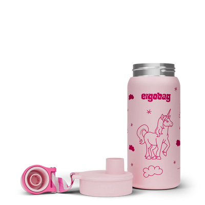 Stainless steel drinking bottle Ergobag UNICORN