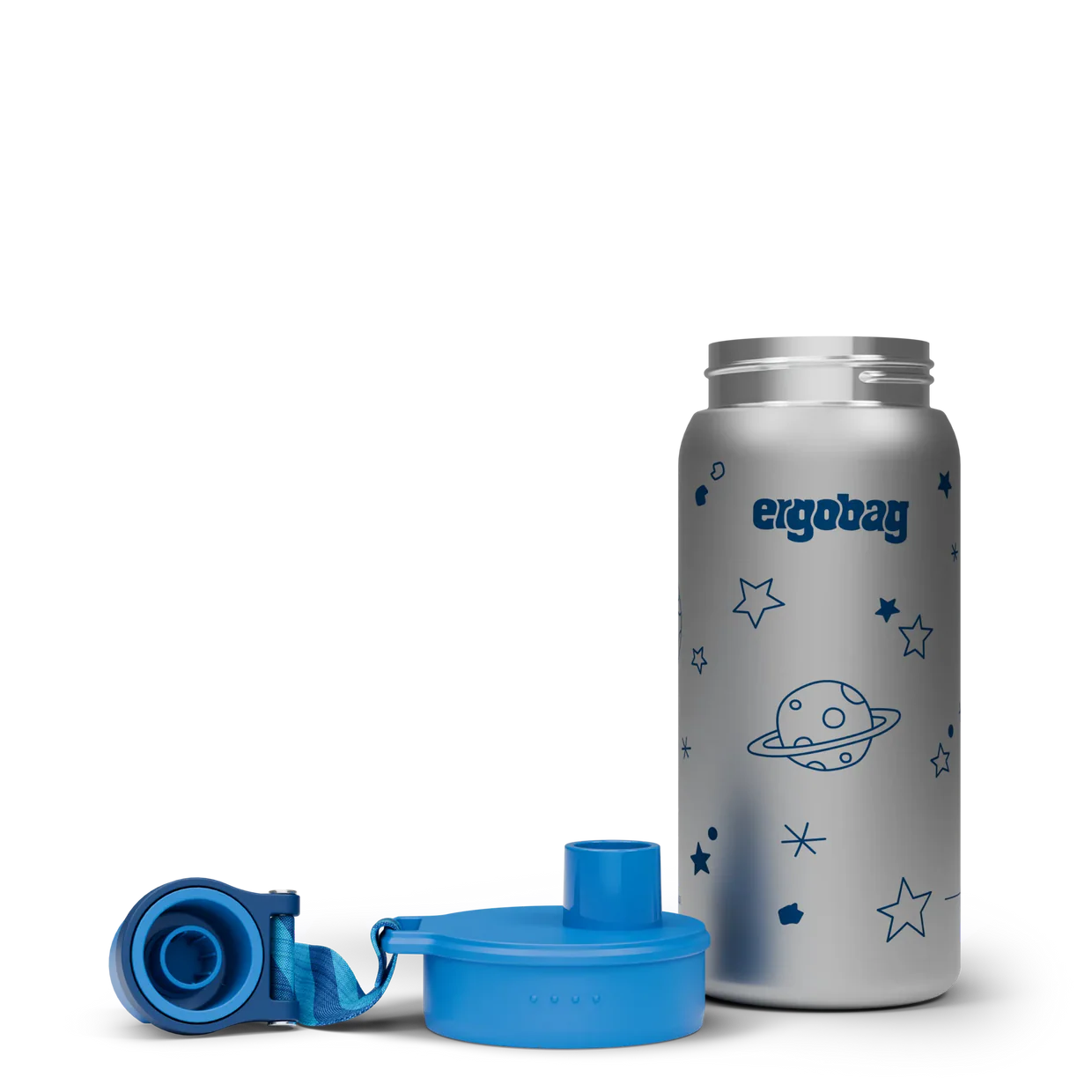 Stainless steel drinking bottle Ergobag STARS