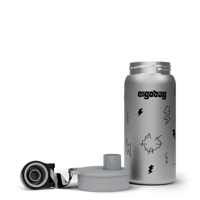 Stainless steel drinking bottle Ergobag THUNDERSTORM