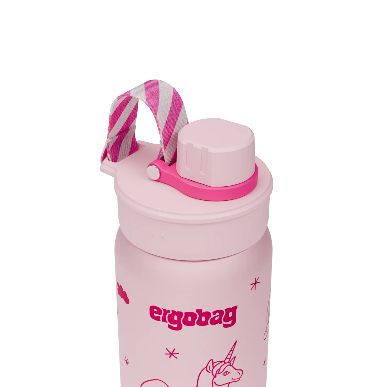 Stainless steel drinking bottle Ergobag UNICORN