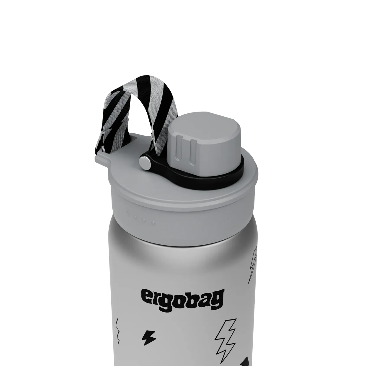 Stainless steel drinking bottle Ergobag THUNDERSTORM
