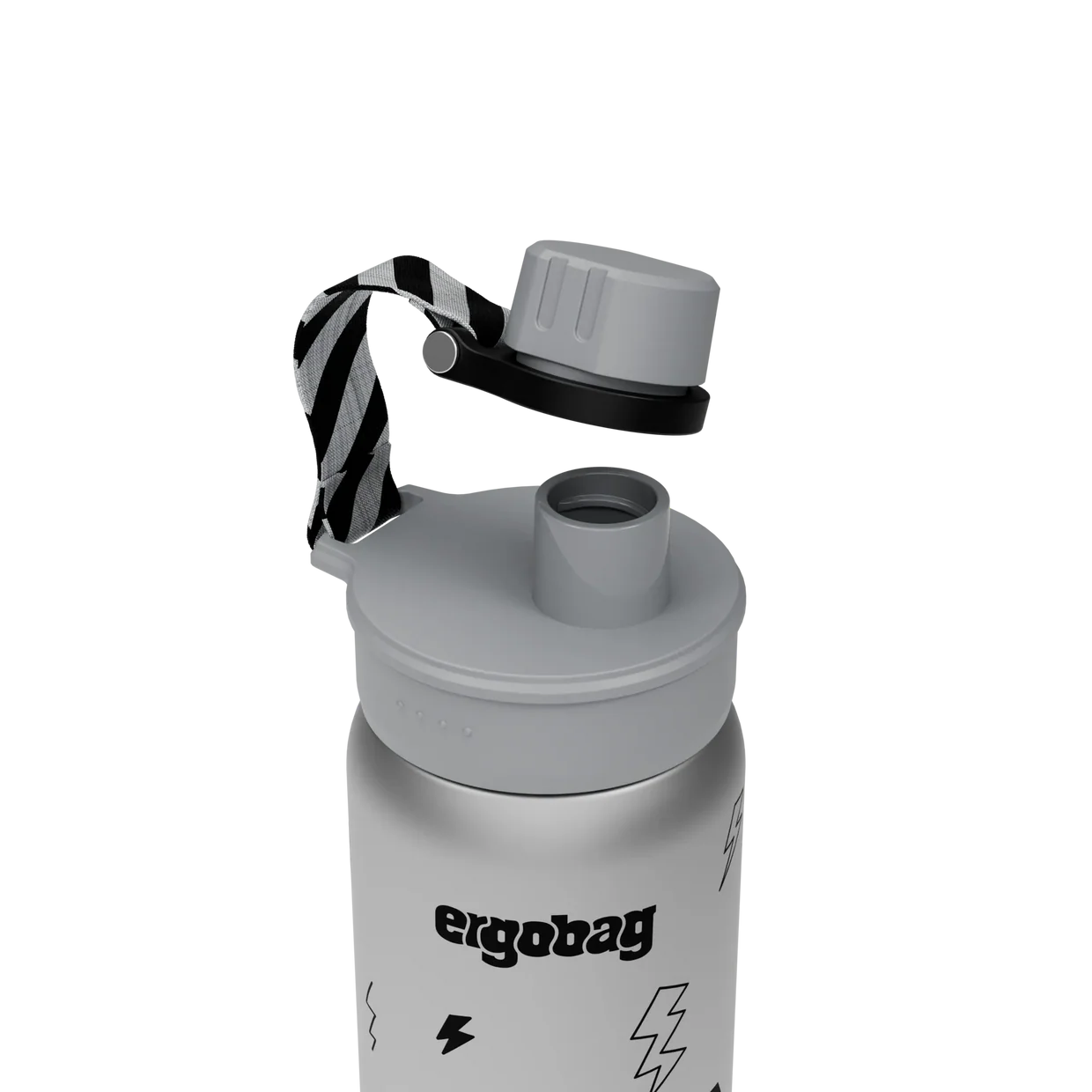 Stainless steel drinking bottle Ergobag THUNDERSTORM