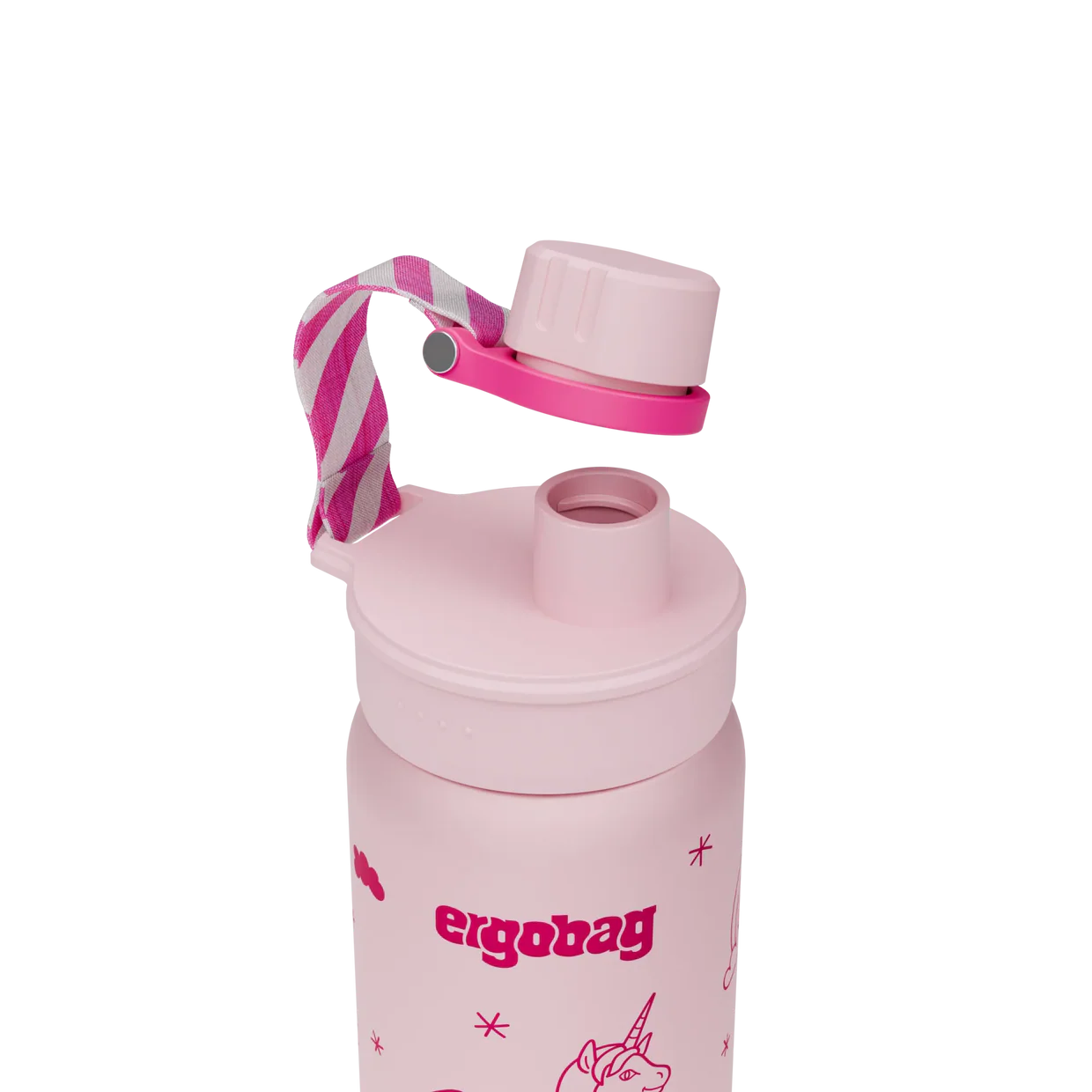 Stainless steel drinking bottle Ergobag UNICORN