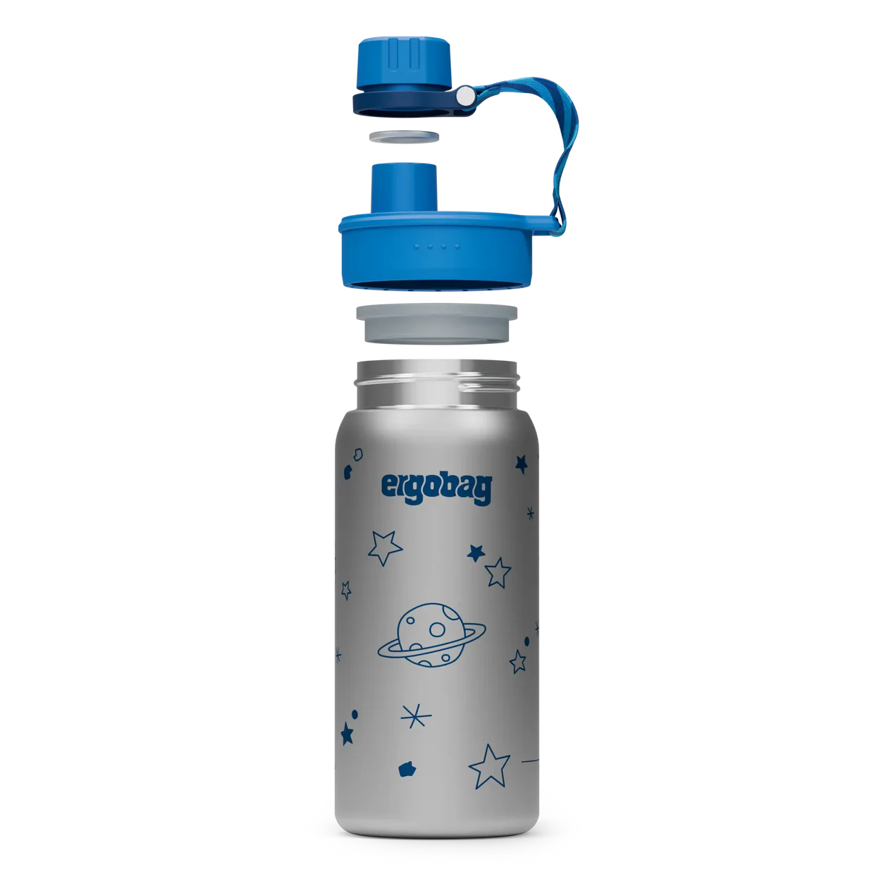 Stainless steel drinking bottle Ergobag STARS
