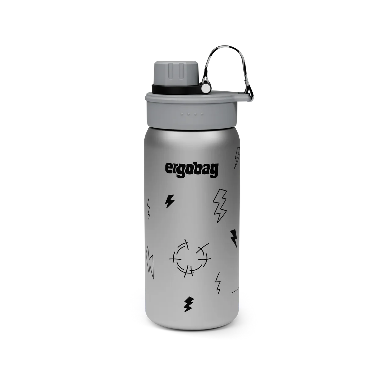Stainless steel drinking bottle Ergobag THUNDERSTORM