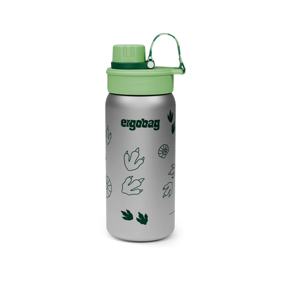 Stainless steel drinking bottle Ergobag JUNGLE