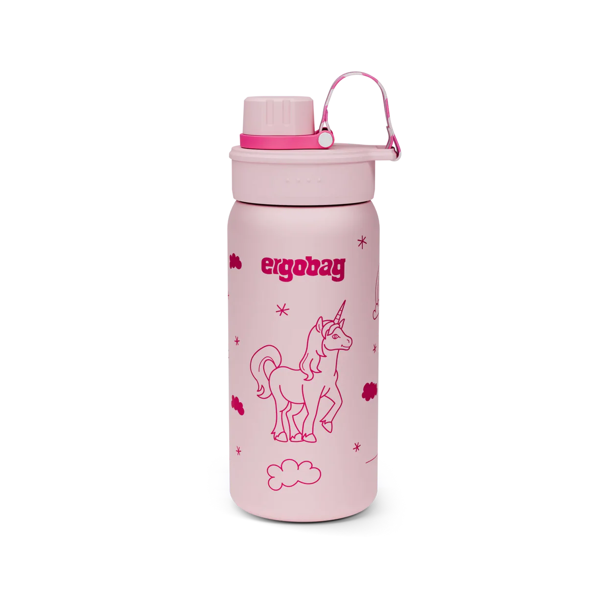 Stainless steel drinking bottle Ergobag UNICORN