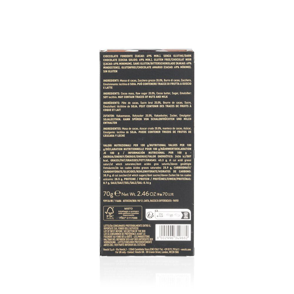 Tavoletta crunchy fondente 69% 70g