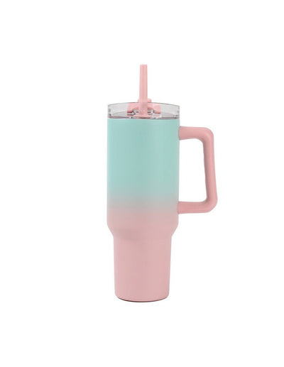 Travel mug 1200ML sfumata Rosa/verde acqua